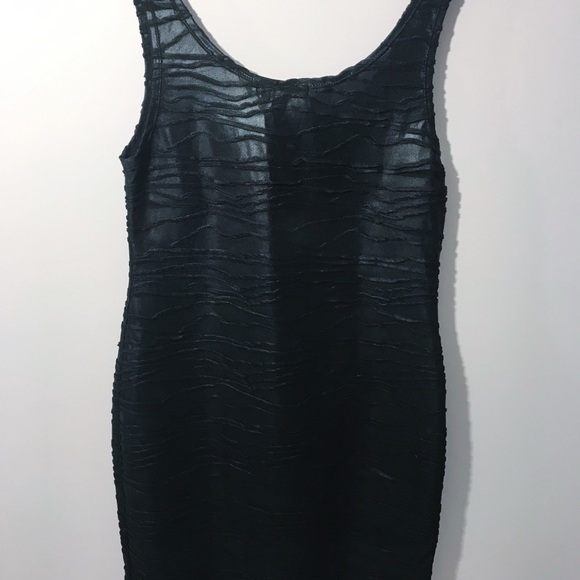 Black Bodycon Dress - Picture 2 of 3